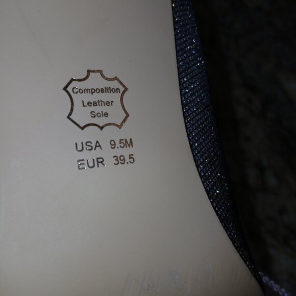 Nina Glitter Peep‑Toe Booties | Cutout Ankle Heels - Picture 6 of 7